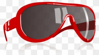 Wayfarer Sunglasses Aviator Red Ray-ban Hq Image Free - Sunglass Cartoon Png Clipart