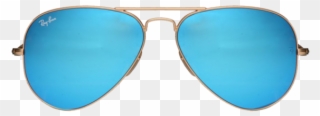 Ray Ban Blue Mirror Sunglasses Images Clipart - Hd Sun Glass Png Transparent Png