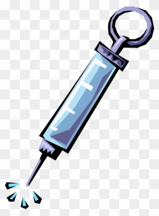 Vector Illustration Of Medical Vaccination Hypodermic - Needle Shots Clip Art - Png Download