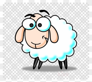Cartoon Ewe Clipart Sheep Clip Art - New Zealand Sheep Cartoon - Png Download