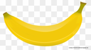 Clipart Black And White Bananas Clipart Horizontal - Clipart Yellow Banana - Png Download