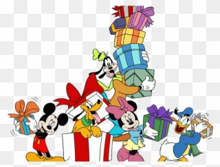 Disney Christmas Clipart Disney Christmas Clipart 5 - Mickey And Friends Christmas Clipart - Png Download
