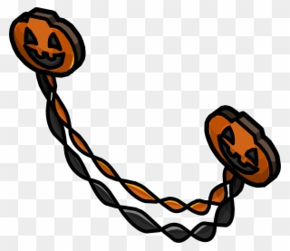 Jack O Lantern Garland Sprite 003 Clipart
