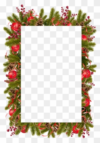 Новогодний Декор И Рамки - Christmas Collage Frames Png Clipart