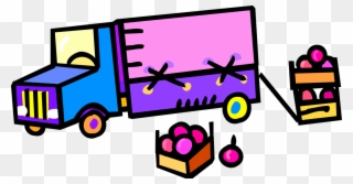 Transport With Boxes Of Clipart