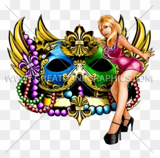 Gras Party Production Ready Artwork For T - Mardi Gras Clipart