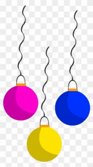 Clip Art New Year Hangings Strings Decorations - Illustration - Png Download