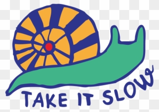 Back - Back - Take It Slow Snail Clipart