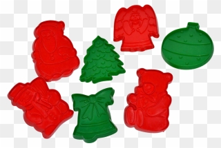 Set Of 7 Vintage Christmas Cookie Cutters Sold On Ruby - Toy Clipart