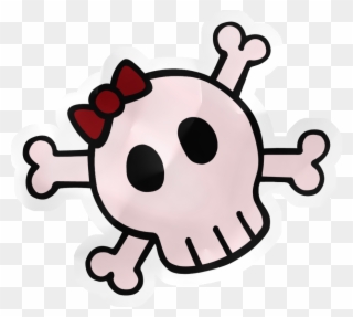 Pirates Clipart Animation - Pink Skull - Png Download