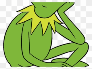 Green Frog Clipart Muppets - Kermit The Frog Coloring Pages - Png Download