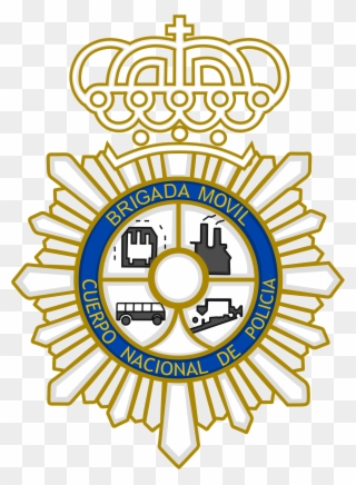 Emblem Of The Spanish National Police Corps Transport - National Police Corps Clipart