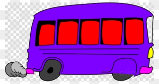 Purple Bus Cartoon Clipart Bus Coach Clip Art - Halloween Png Cute Ghost Transparent Png