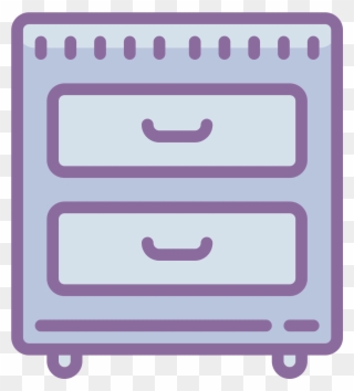 The Icon Is A Filing Cabinet - Filing Cabinet Clipart