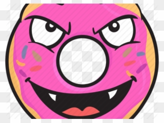 Doughnut Clipart Smiley - Furious Bacon - Png Download