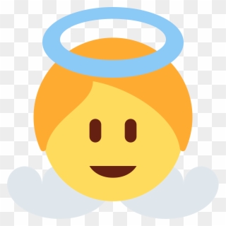 Baby Angel - Baby Angel Emoji Twitter Clipart