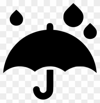 Umbrella Rain Drops Comments - Umbrella Clipart
