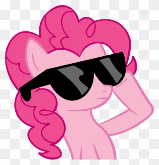 25 Images About Pinkie Pie On We Heart It - Pinkie Pie With Sunglasses Clipart