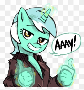 Herny, Clothes, Fonzie, Grin, Hand, Happy Days, Hologram, - Mlp Thumbs Up Clipart
