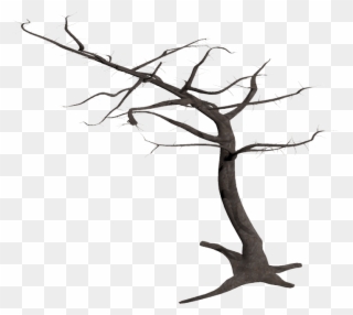 Dead Tree In Wind - Dead Tree Transparent Background Clipart