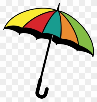 Baby Umbrella Clip Art - Umbrella - Png Download