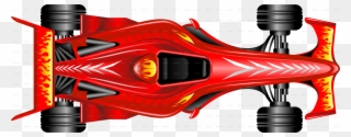 Formula 1 Clipart Transparent - Formula 1 Car Top View Png