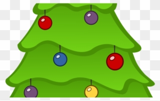 Merry Christmas/happy Holidays - Christmas Tree Round Ornament Clipart