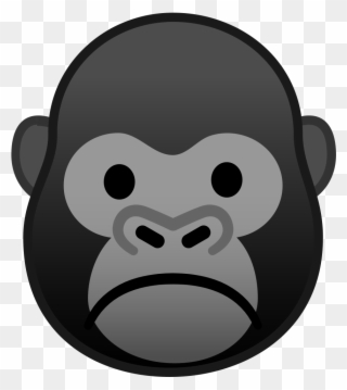 Banner Freeuse Download Icon Noto Emoji Animals - Gorilla Emoji Clipart