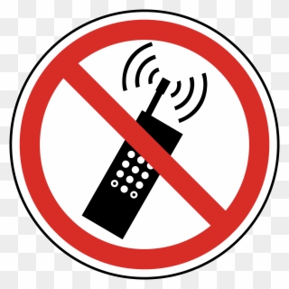 Phones Prohibited Label J - Switch Off Mobile Sign Clipart