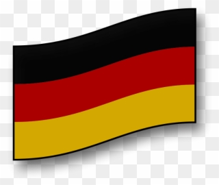 Bandera De Alemania Ondeada Clipart