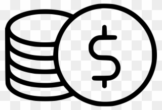 Coins Stack Dollar Sign Comments - Bank Clipart