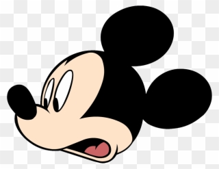 Clipart Ear Micky Mouse - Mickey Mouse Face Transparent Background - Png Download