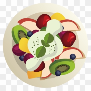 Indian Cuisine Vegetarian Cuisine Veganism Food - Salad Plate Cartoon Png Clipart
