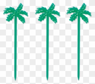 These Stirrers Are In The Shape Of Palm Trees, Sticking - Flying Tiger Copenhagen Clipart