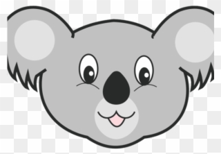 Koala Clipart Nose - Koala Head Clip Art - Png Download