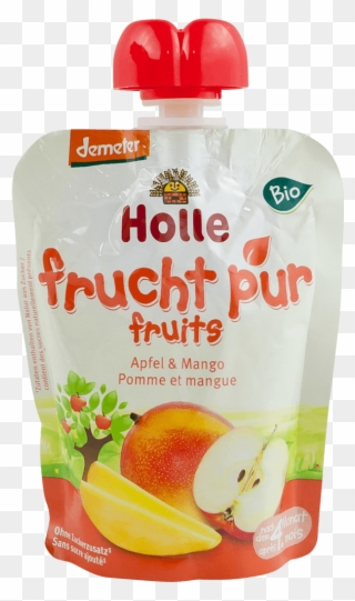 Holle Organic (bio) Pure Fruit Pouches: Apple Clipart