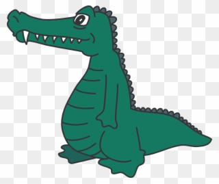 Clipart Crocodile For Kids - Cartoon Crocodile Standing Up - Png Download