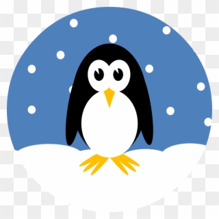 I Hope You Have A Wonderful Holiday And That You're - Pinguin In Der Schnee-weihnachtskarte Karte Clipart