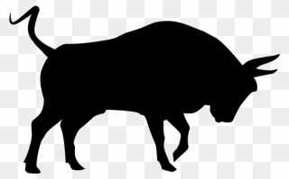 Angus Kids Bull - Bull Silhouette Clipart