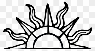 Symbol Of Alathea - Sun Drawing Clipart