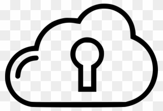 Cloud Key Lock Comments - Icon Cloud Key Clipart