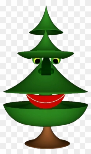Happy Christmas Tree Image - Christmas Tree Clipart