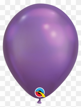 Chrome Purple 11" Latex Balloons - Qualatex Chrome Balloons Uk Clipart