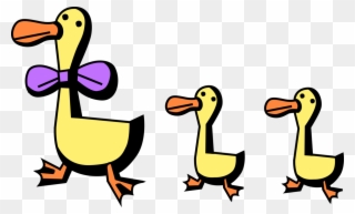 Ducks Clipart Duck Waddle - Easter - Png Download