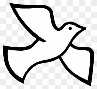 Spirit Vector Image Illustration Of Christian Bird - Symbol Of Holy Spirit Clipart