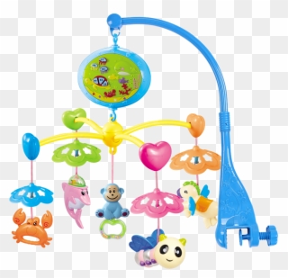 Children S Town Music Rotating Bed Bell - Rattle Clipart