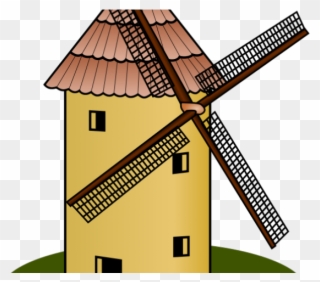Mill Clipart - Windmill Png Clipart Transparent Png