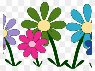 Cute Flower Clipart - Pink And Purple Flowers Clipart - Png Download