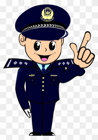 Police Officer Cartoon - 警察 卡通 Clipart