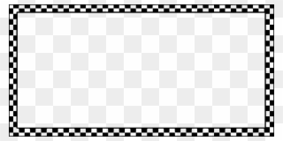 Border Frame Checkers Chequered Png Image - Checkerboard Border Clipart